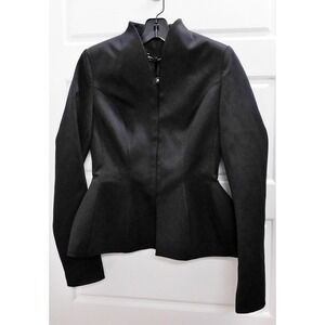 New Nocturne Black Polyester Blend Jacket  $309rt sz XS NWT